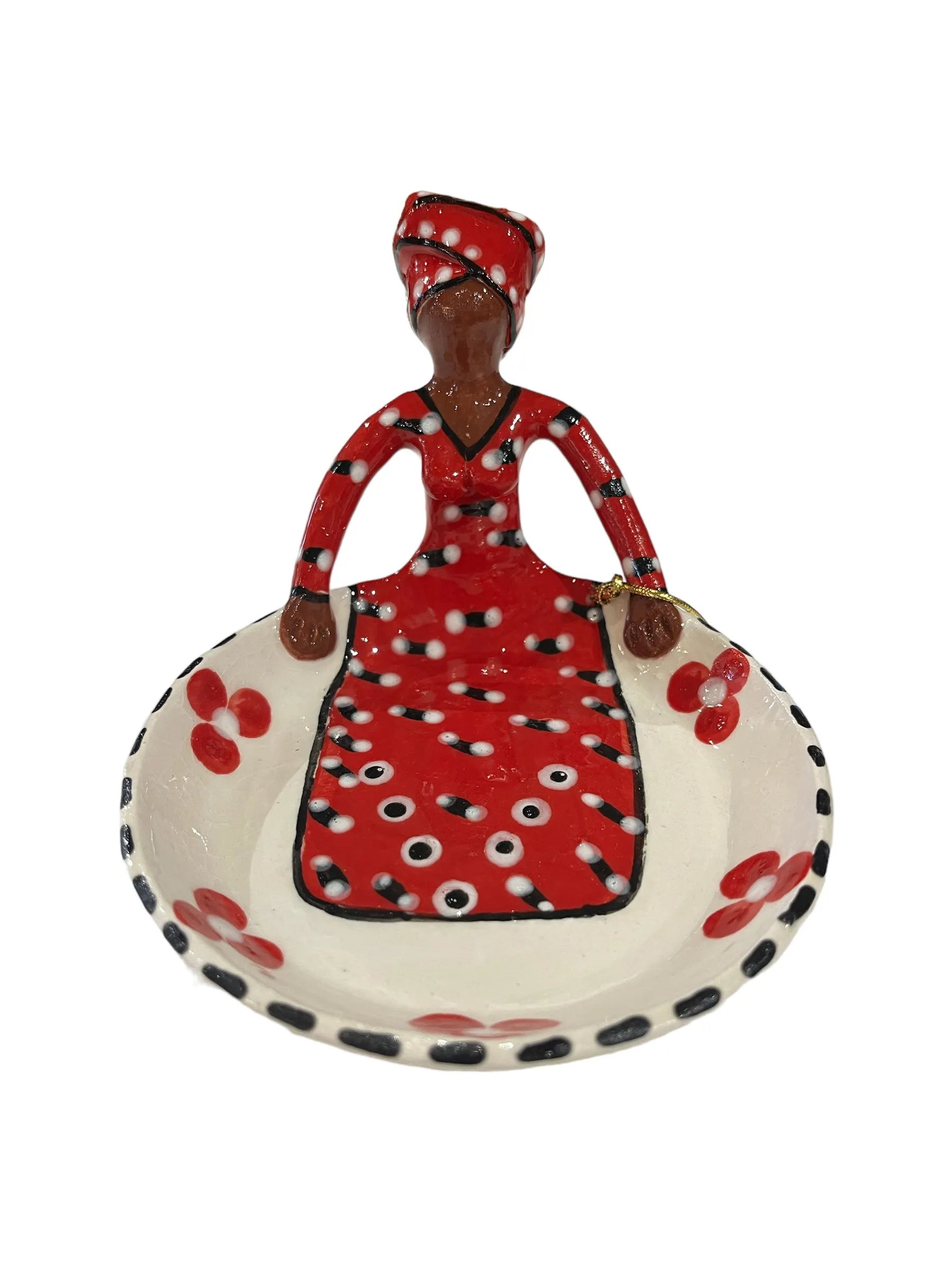 1 Lady Women of Africa Sweetie Dish