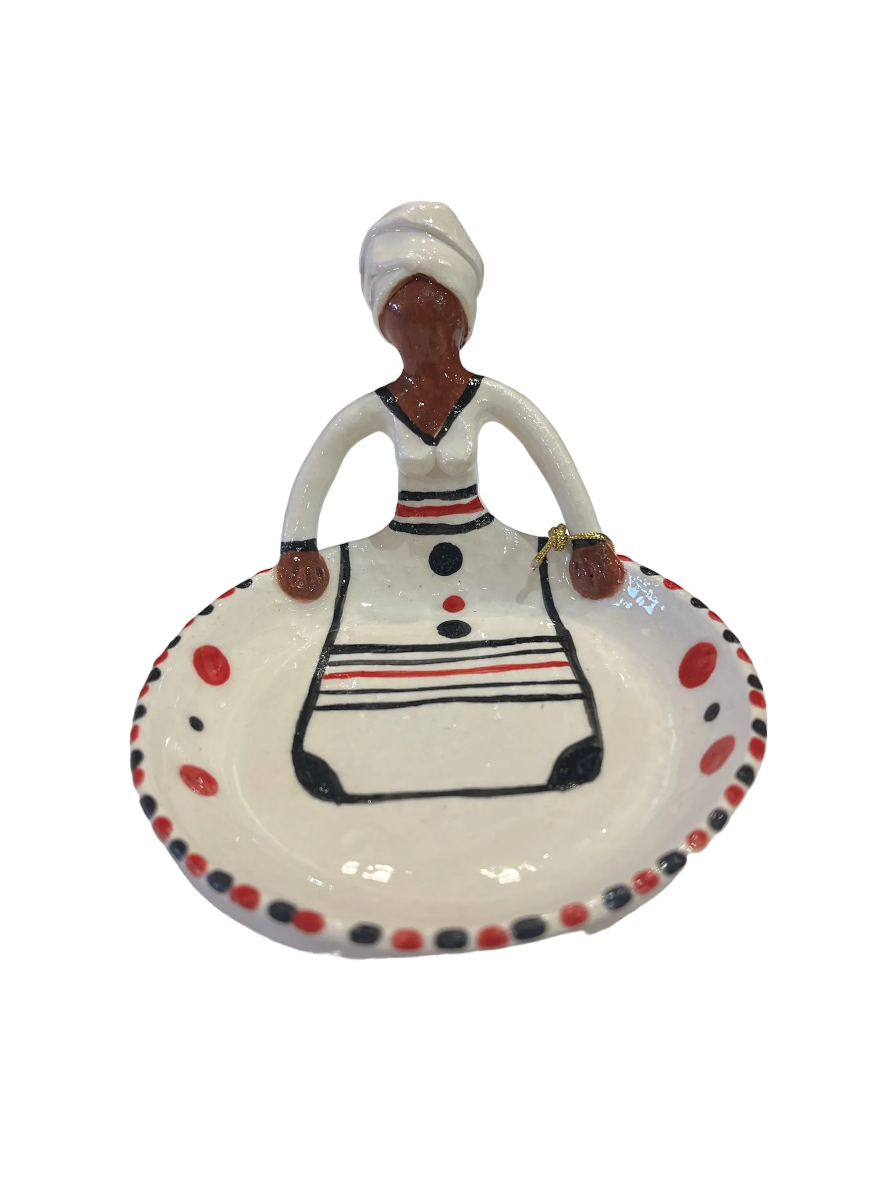 1 Lady Women of Africa Sweetie Dish