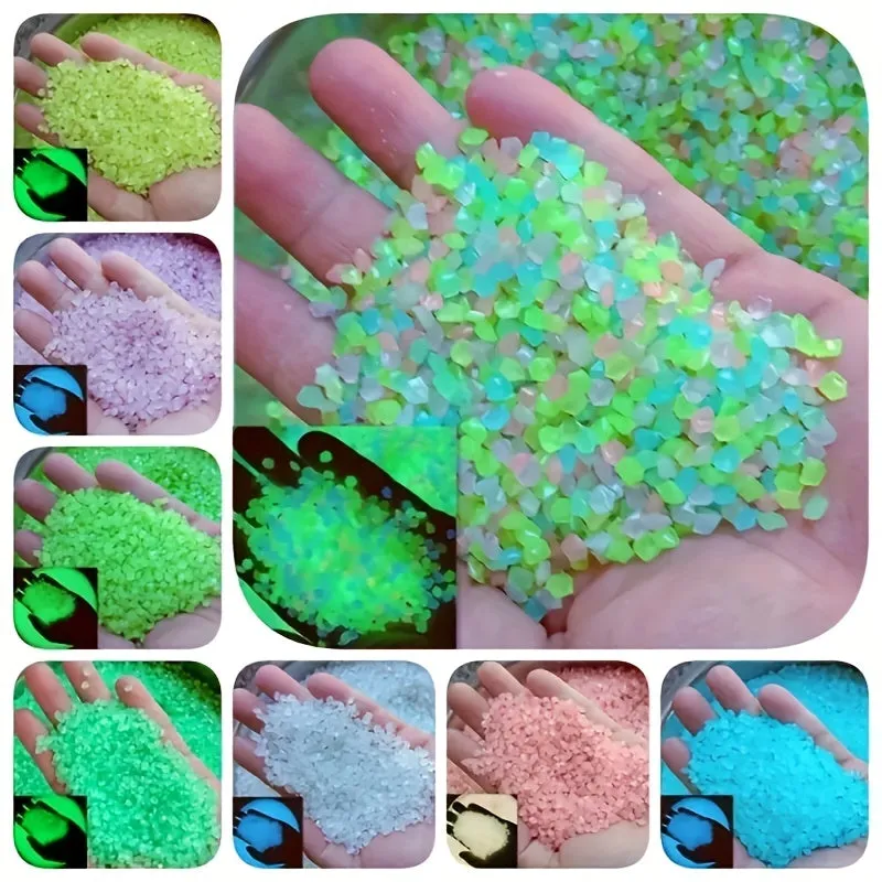 1000pcs Glowing Stones for Halloween  Fall Dcor