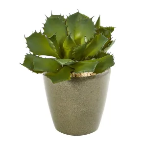 15” Succulent Artificial Plant in Decorative Planter