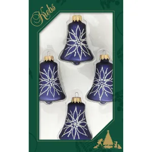 2 5/8" (67mm) Designer Decorated Boxed Glass Christmas Ornaments