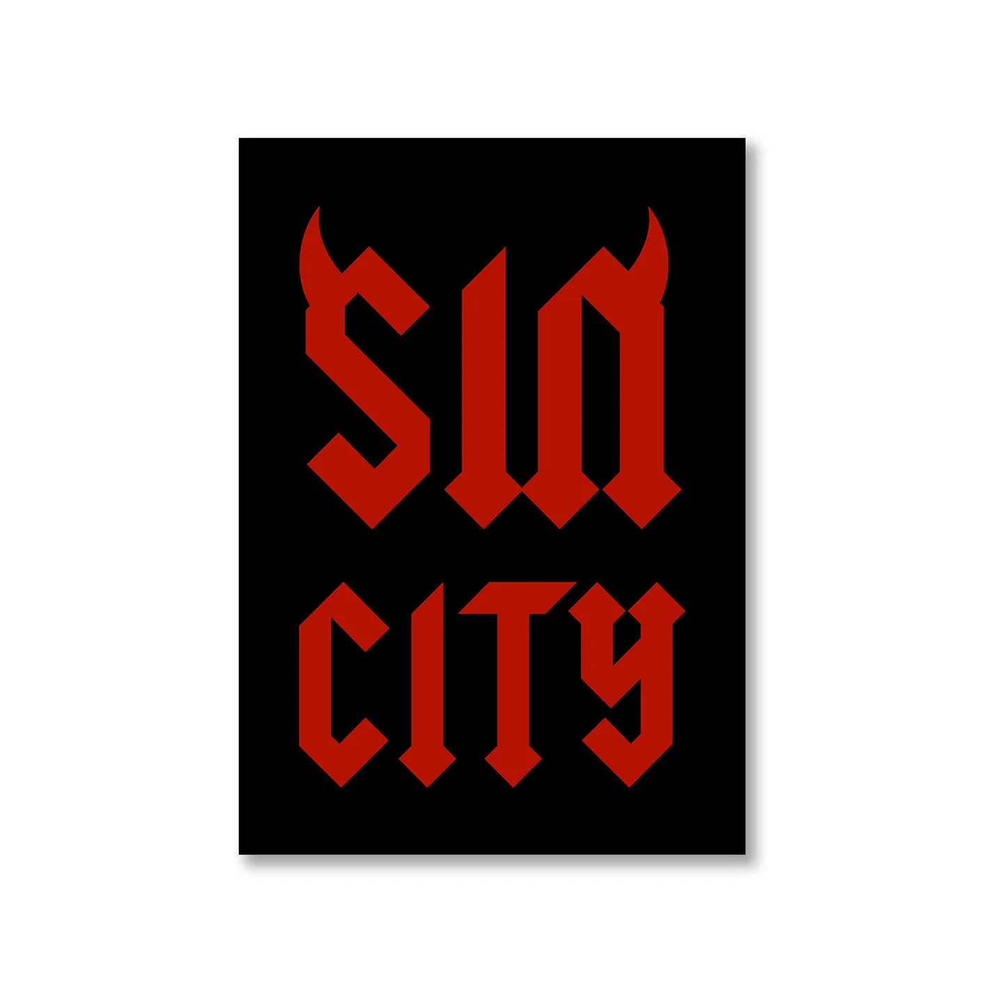 AC/DC Poster - Sin City