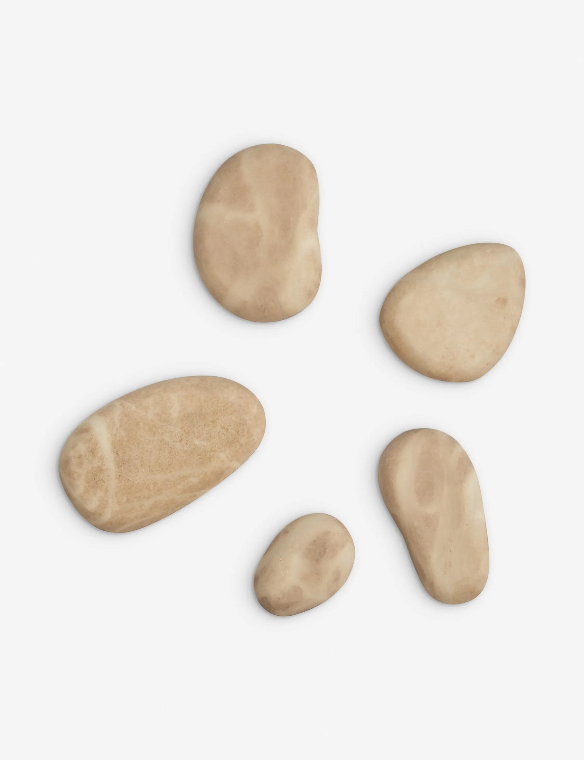 Alabaster River Rocks (Set of 5) by Ashley Childers