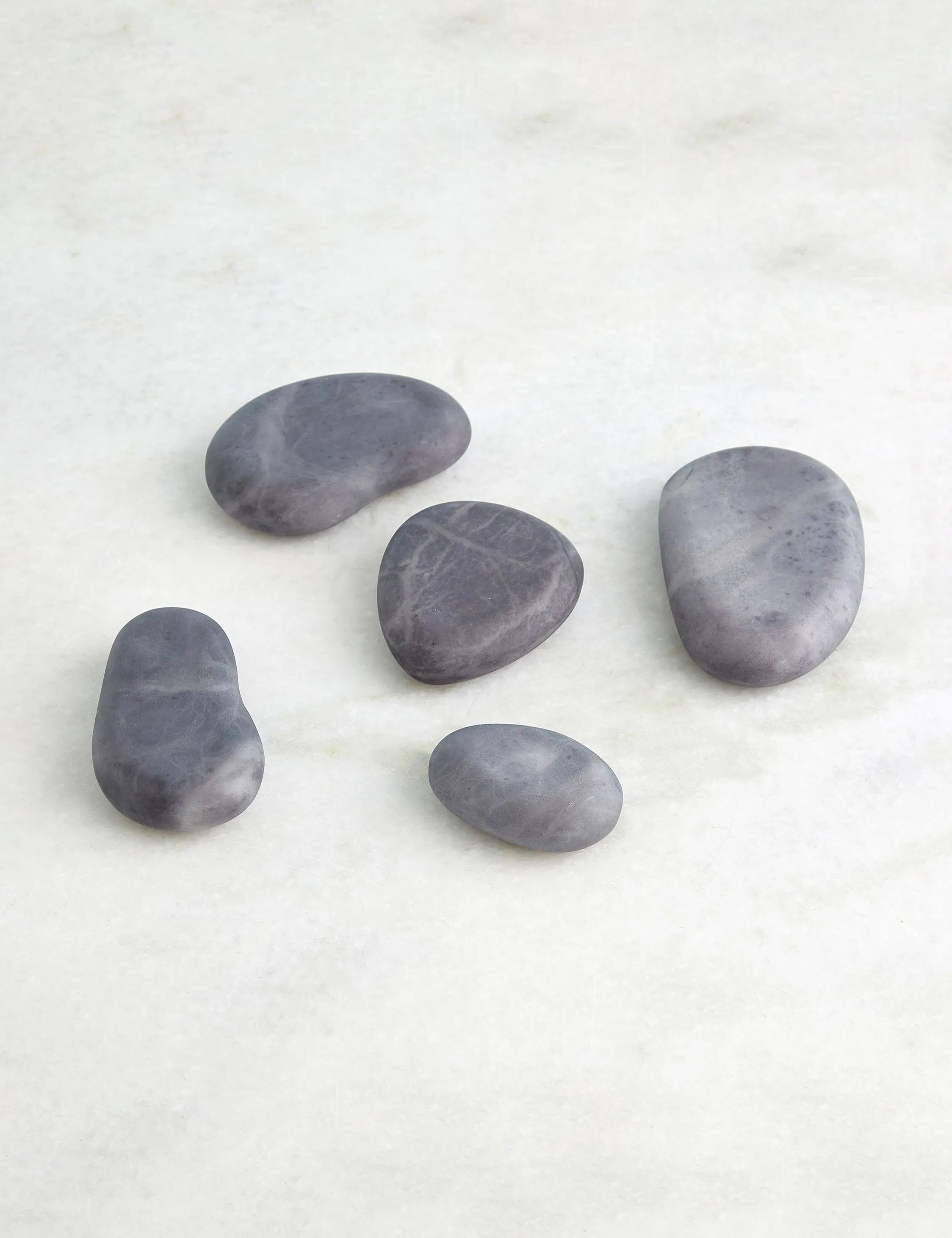 Alabaster River Rocks (Set of 5) by Ashley Childers