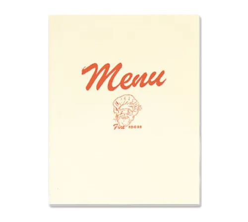 Alegacy Foodservice Products 107 Menu Cover