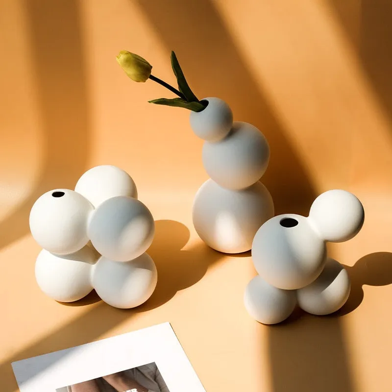 Andro Dot Porcelain Vases