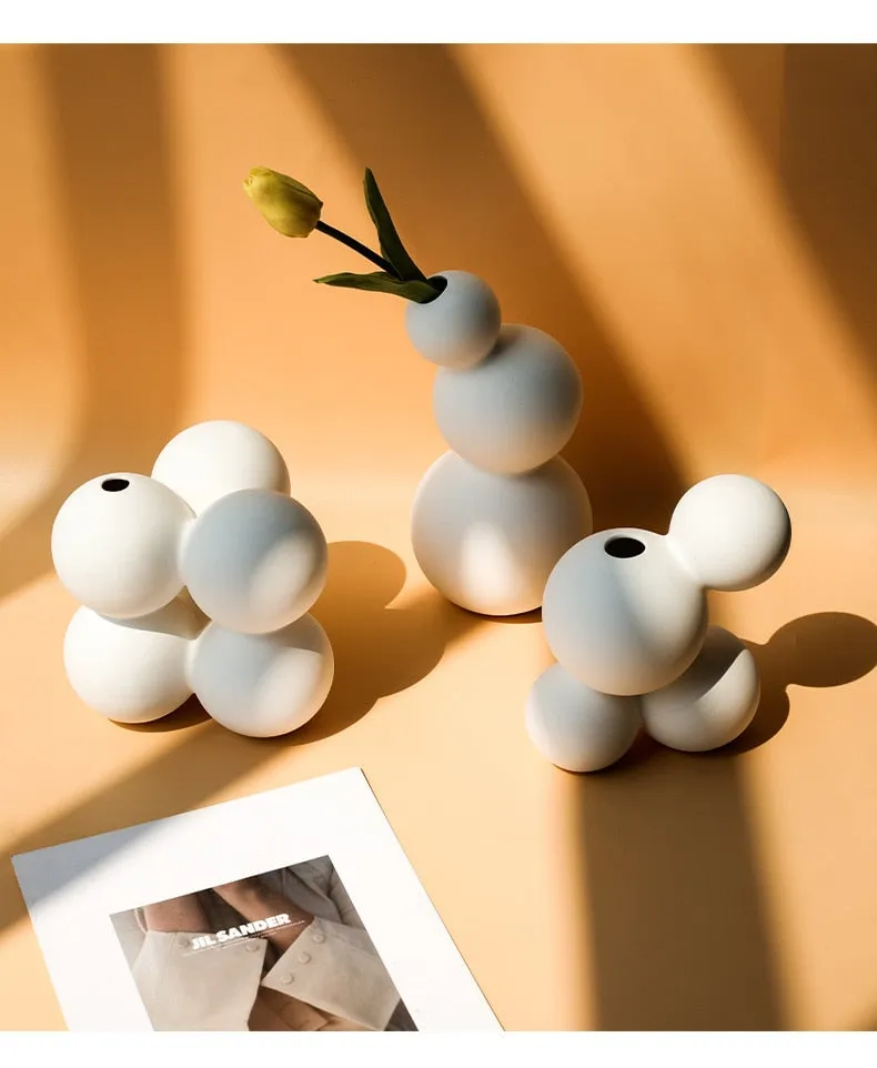 Andro Dot Porcelain Vases