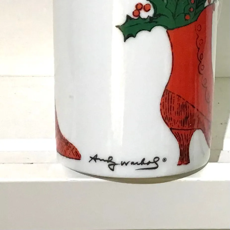 Andy Warhol Christmas Mug