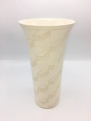 Anthony Shapiro Collection: Cream 'Trumpet' Vase