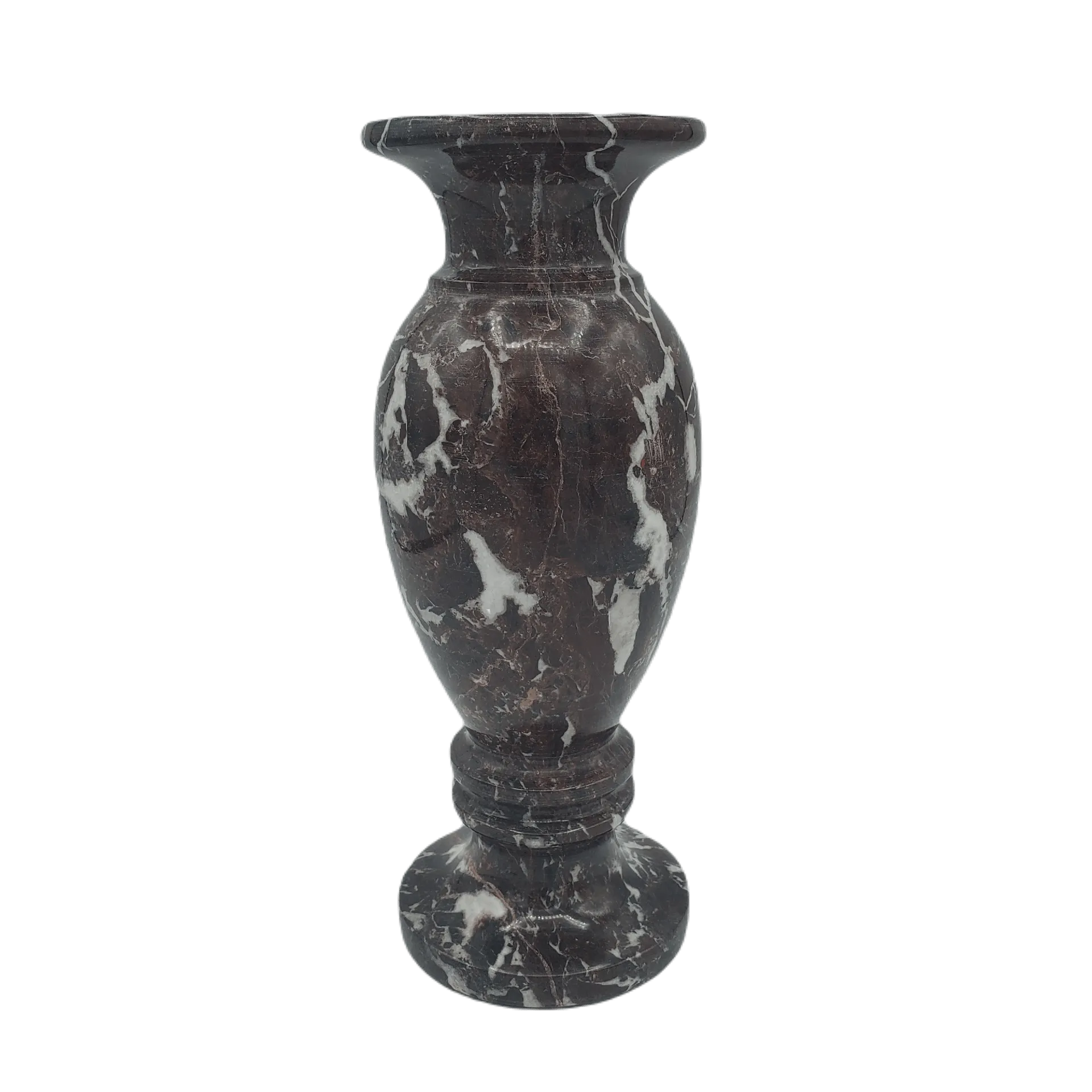 Artisan Vase Carved Mineral Onyx Vessel