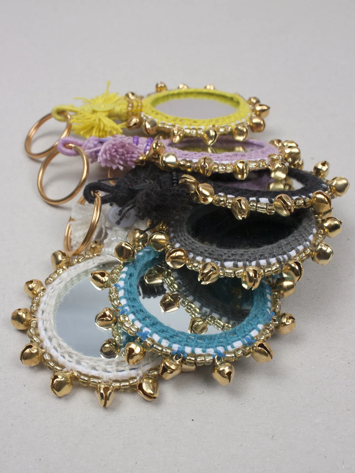 Bell Mirror Keyrings