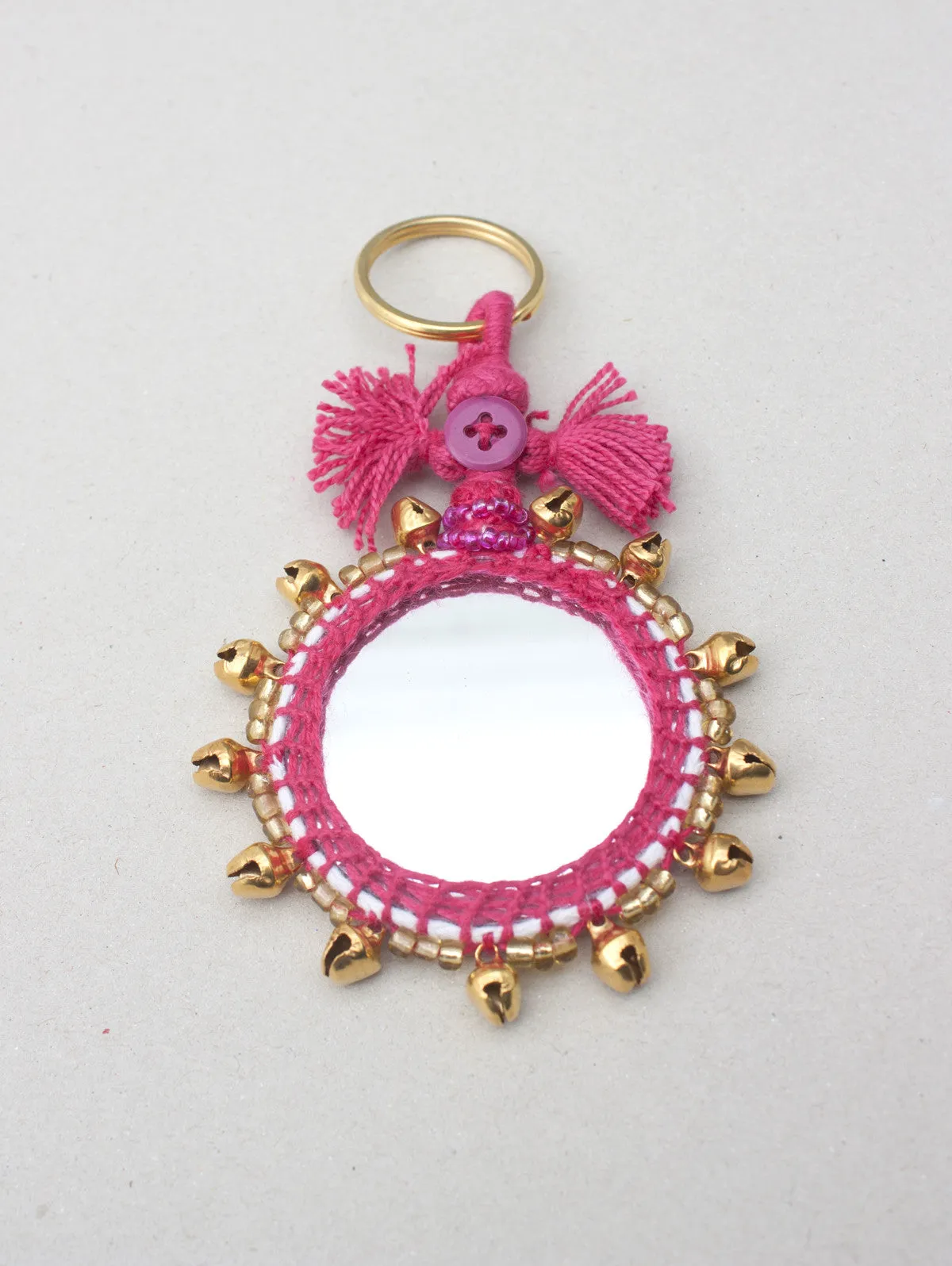 Bell Mirror Keyrings