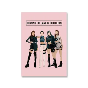 Black Pink Poster - Running The Game