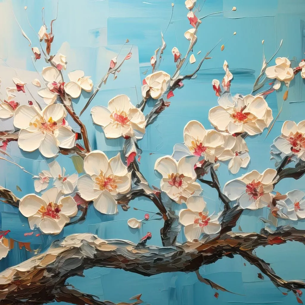 Blooming Almond Tree - Wildrose Creations