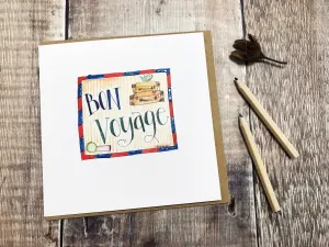 Bon Voyage Card - Personalised