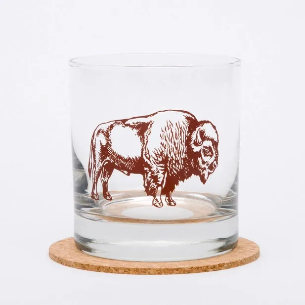 Buffalo Rocks Glass