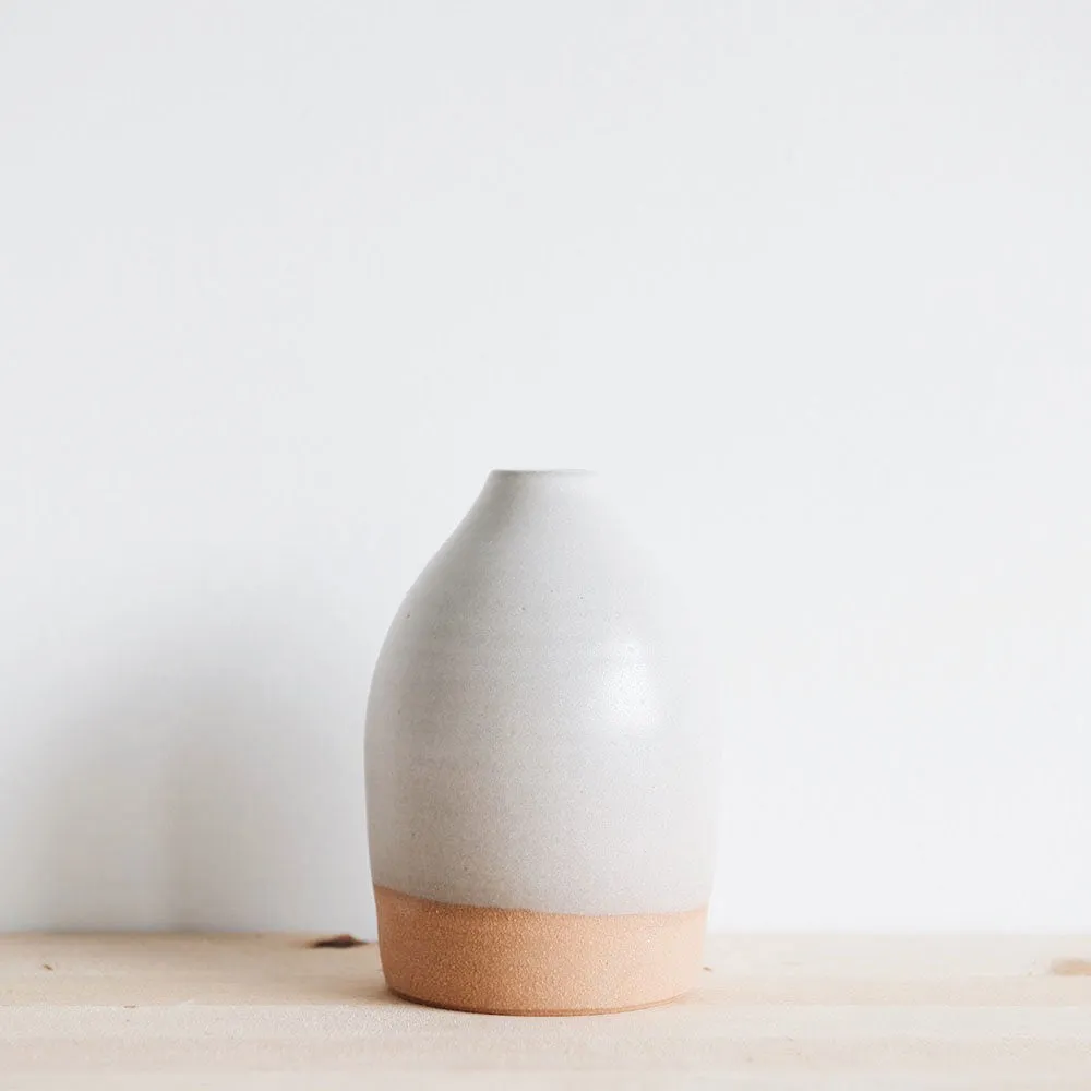 Ceramic Bud Vase - Light