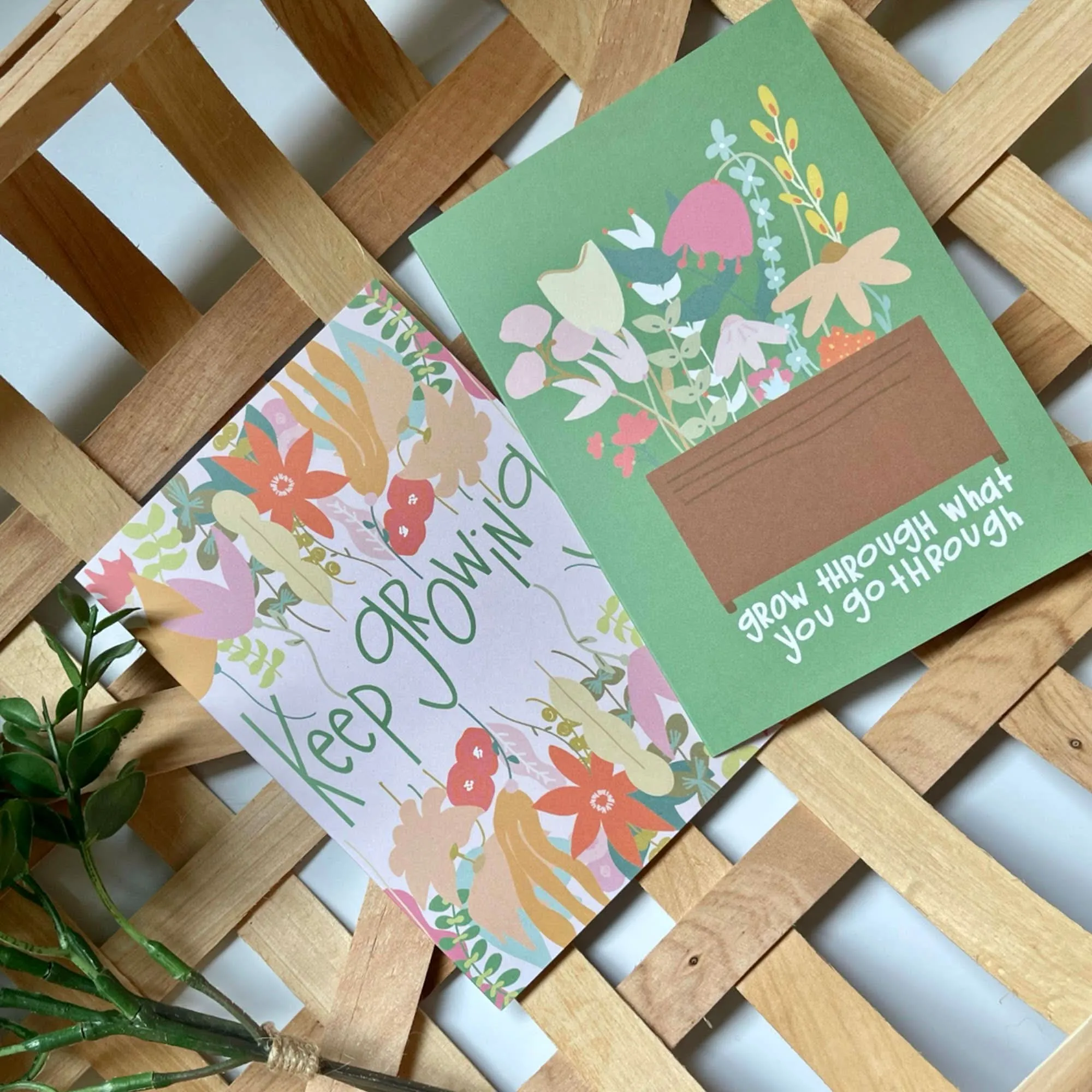 Cheerful Inspirational Greeting Card Set