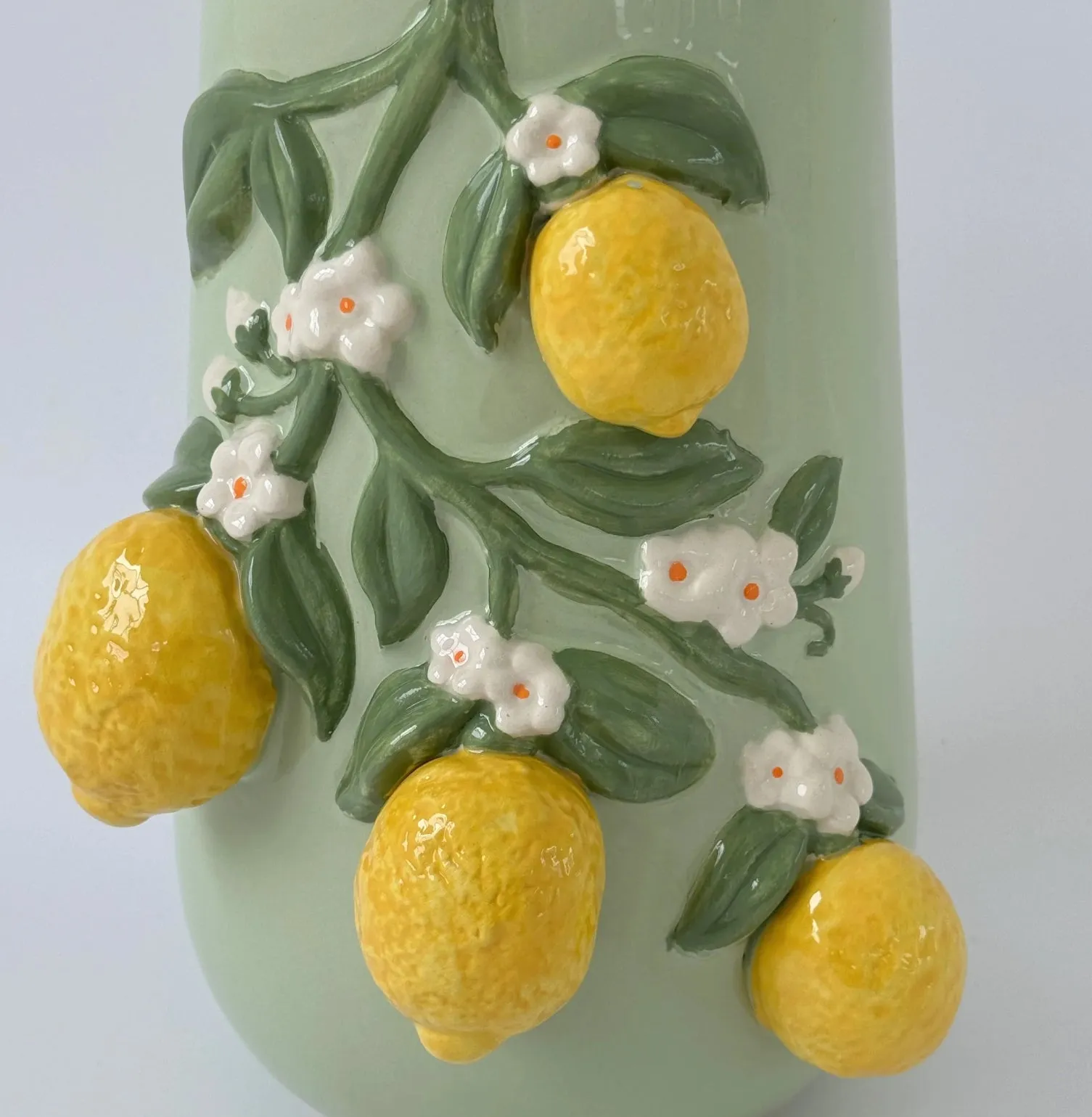 Citron Ceramic Vase