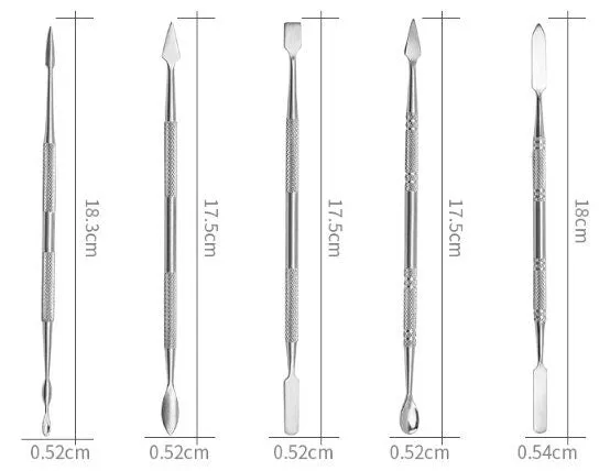 Clay Carving Tool - Wax Sculpting Ceramics - 12 Spatulas Carvers - Soap Hobbies Art - Dual Tip Stainless Steel Wax Carving Tool Pick Carver