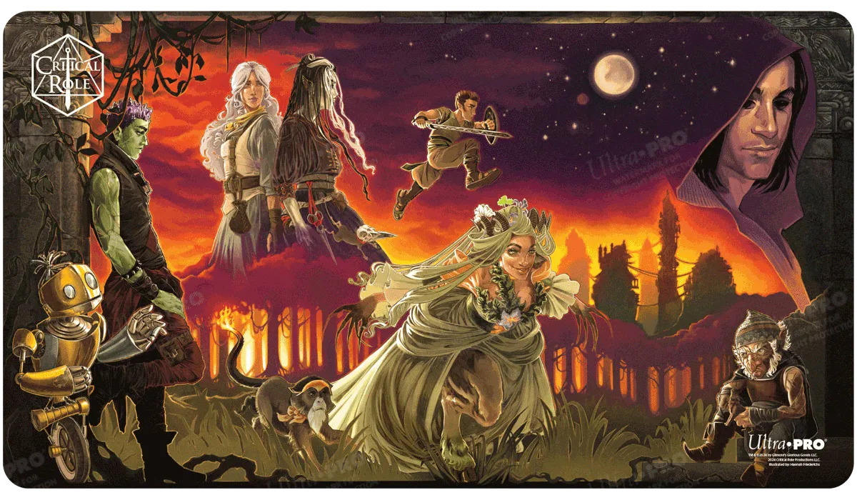 Critical Role PoD Stitched Edge Playmat - Pulp Poster