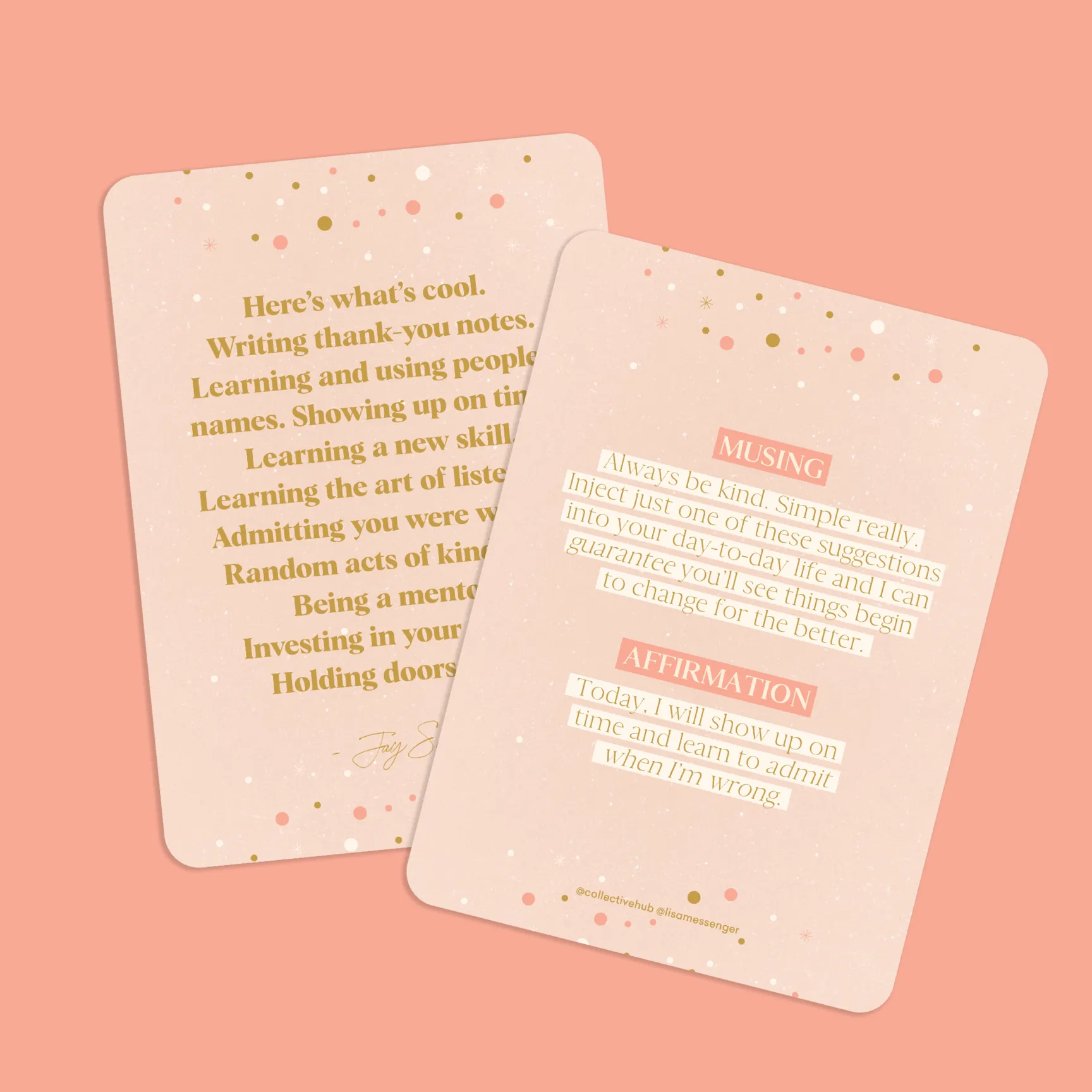 Daily Mantras Affirmation Cards