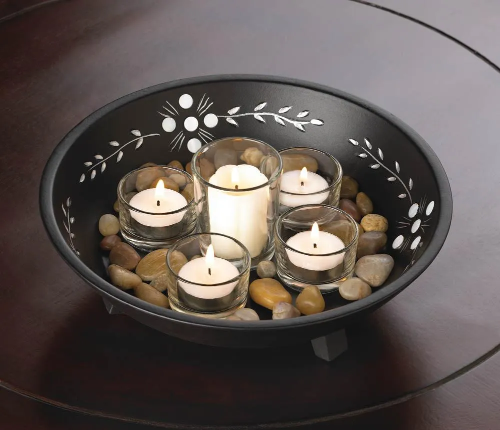 Decorative Candle Bowl Set