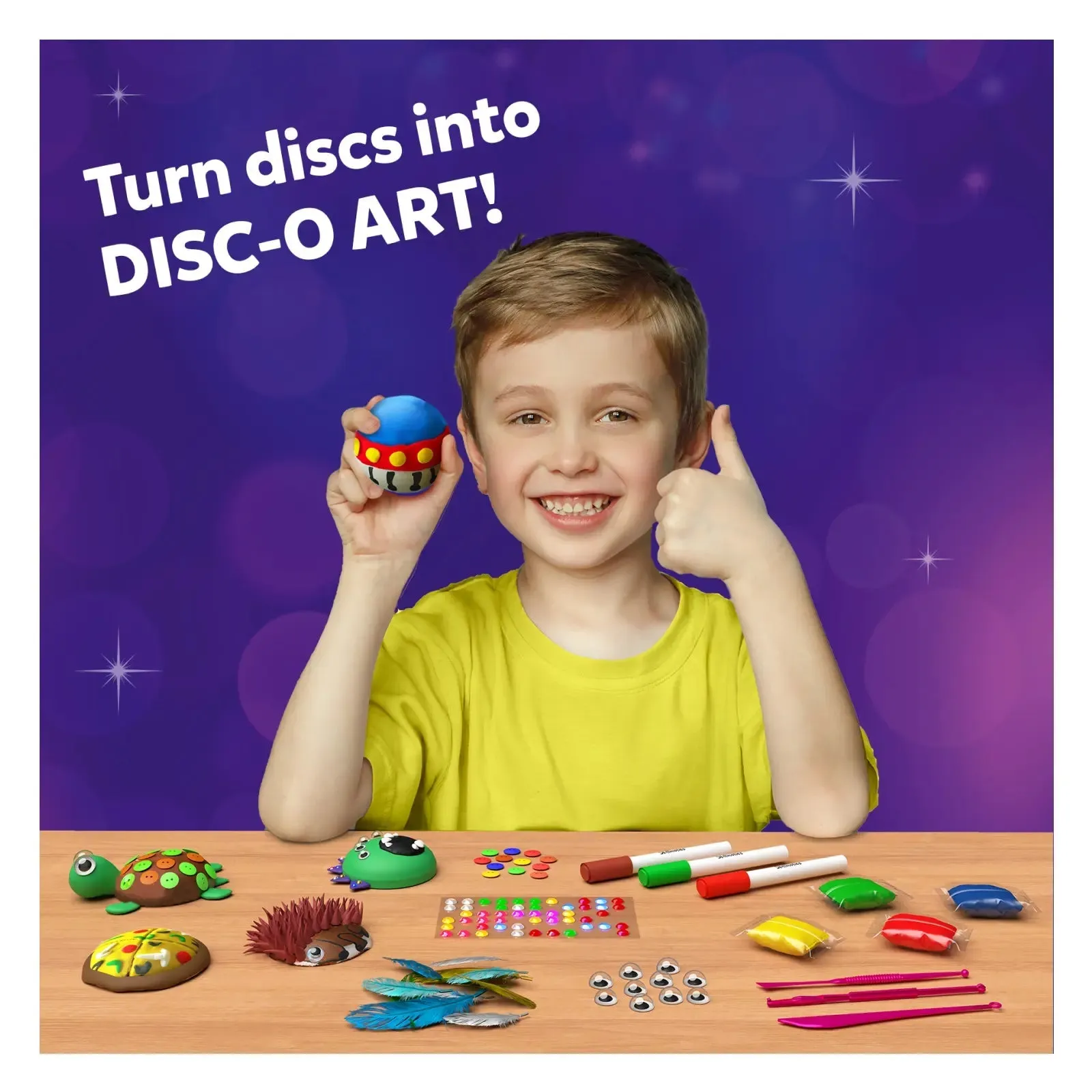 Disc-O Art | No Mess Art & Craft Activity (ages 4-12)