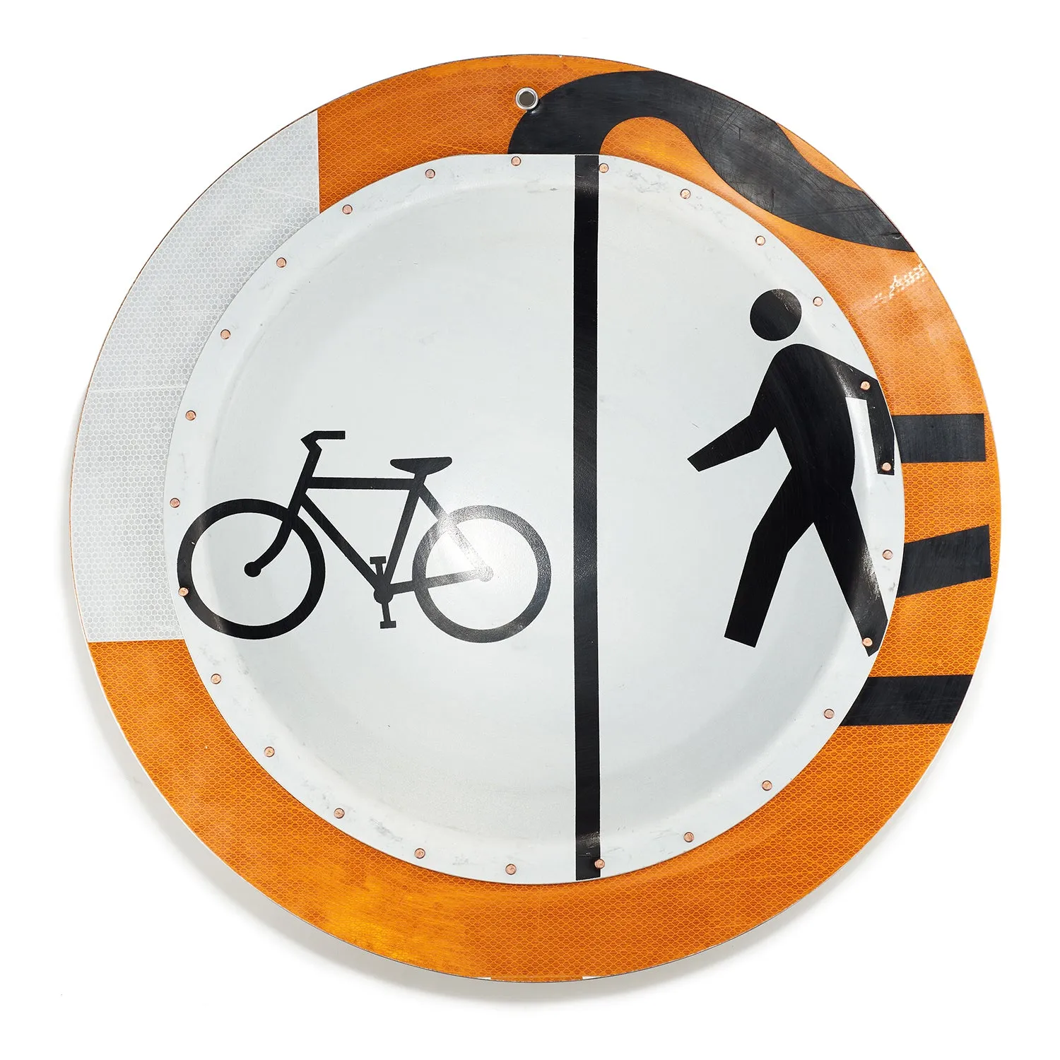 DPW Platter with Black & White Bike