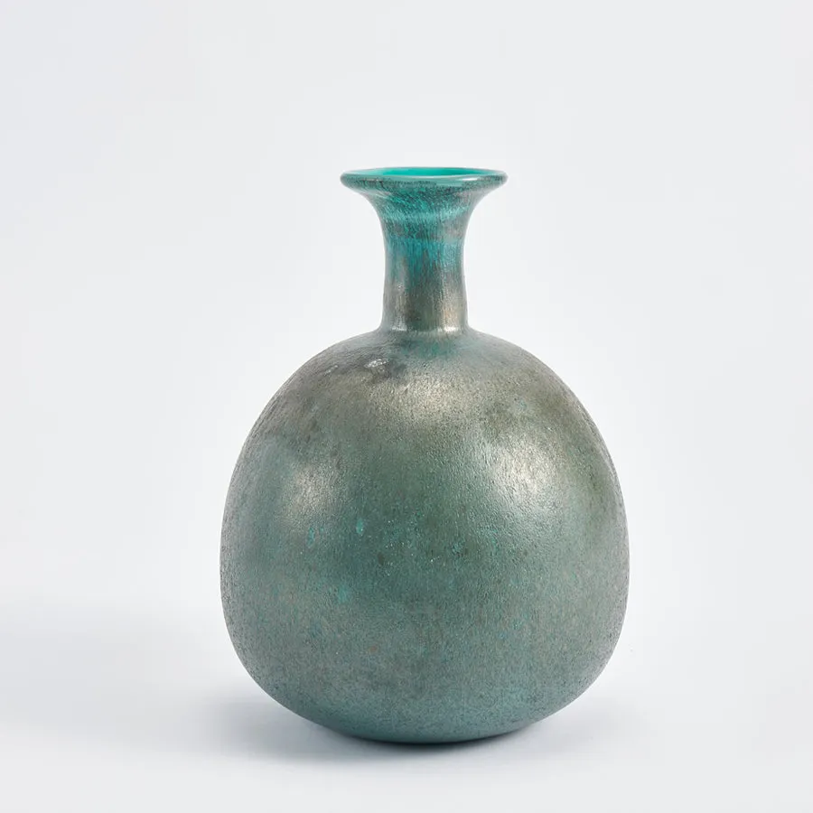 Earthy Embrace Glass Vase