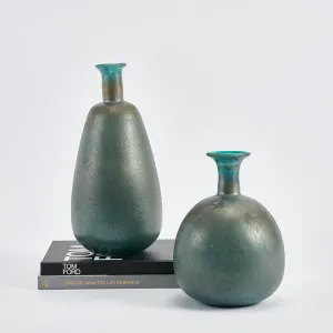 Earthy Embrace Glass Vase