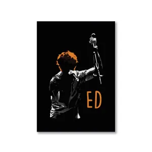 Ed Sheeran Poster - Ed Silhouette