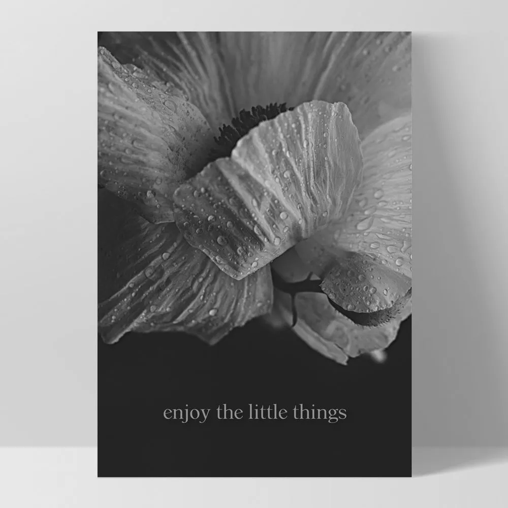 Enjoy the Little things - Art Print