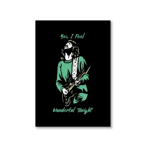 Eric Clapton Poster - Wonderful Tonight