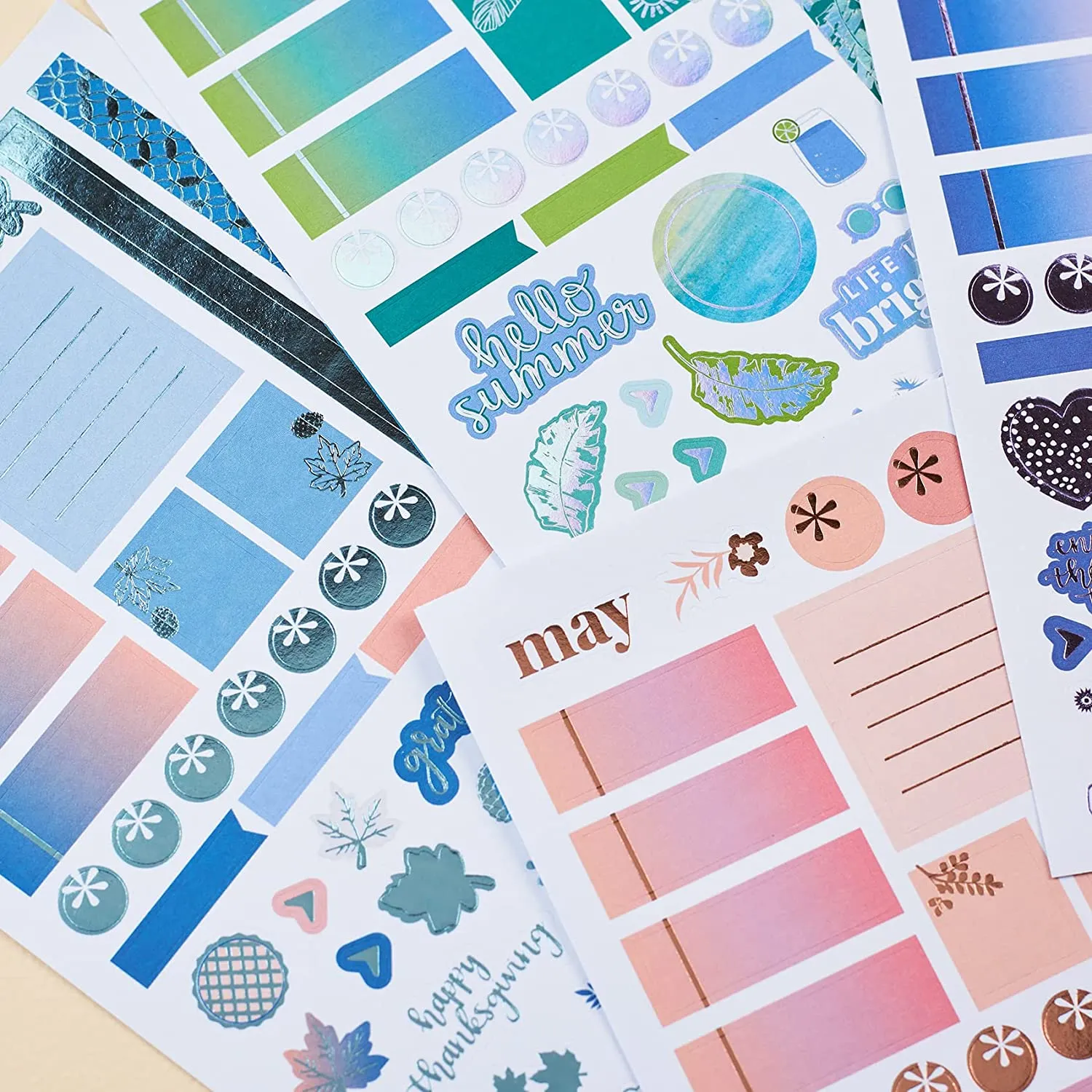 Erin Condren Monthly Sticker Book - Edition8