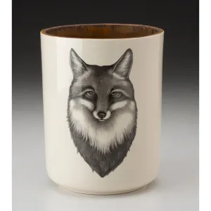 Fox Portrait Utensil Jar by Laura Zindel