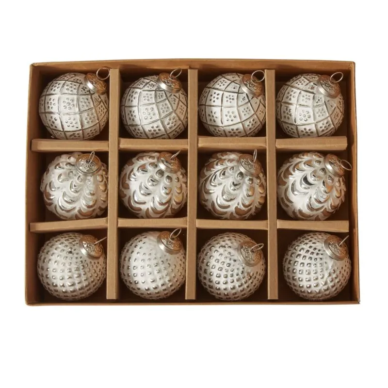 Freshly Fallen Ornament, Set Of 12