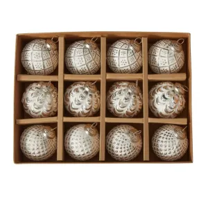 Freshly Fallen Ornament, Set Of 12