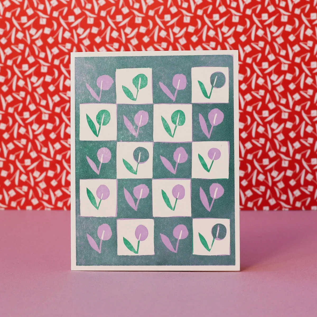 Geoflorals Assorted Cards Letterpress Set