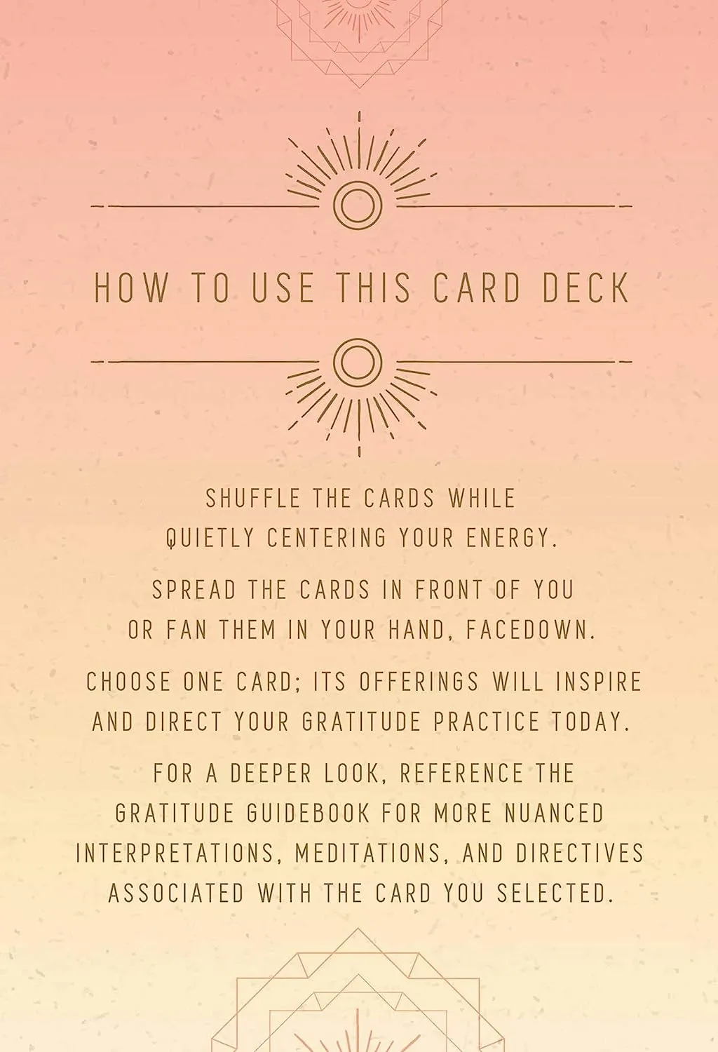 Gratitude: Inspirational Card Deck and Guidebook