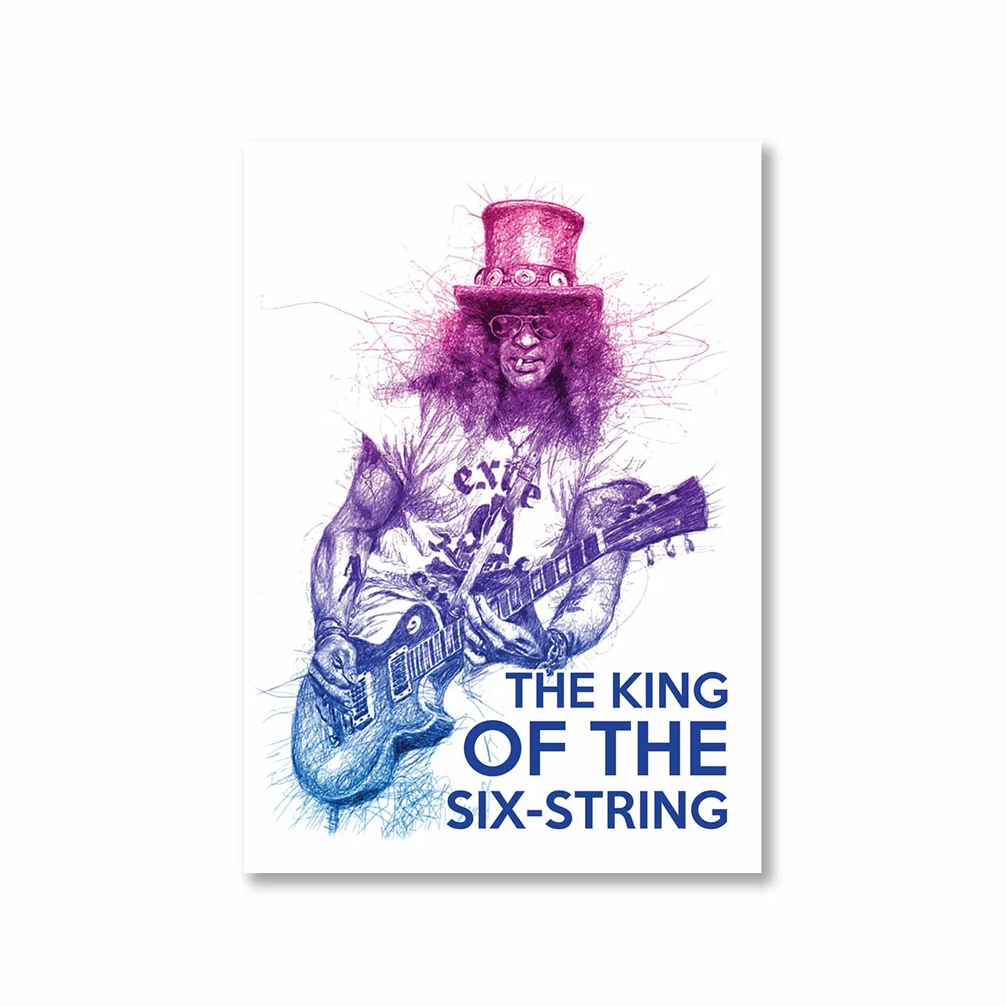 Guns N' Roses Poster - The King Of The Six String - Slash