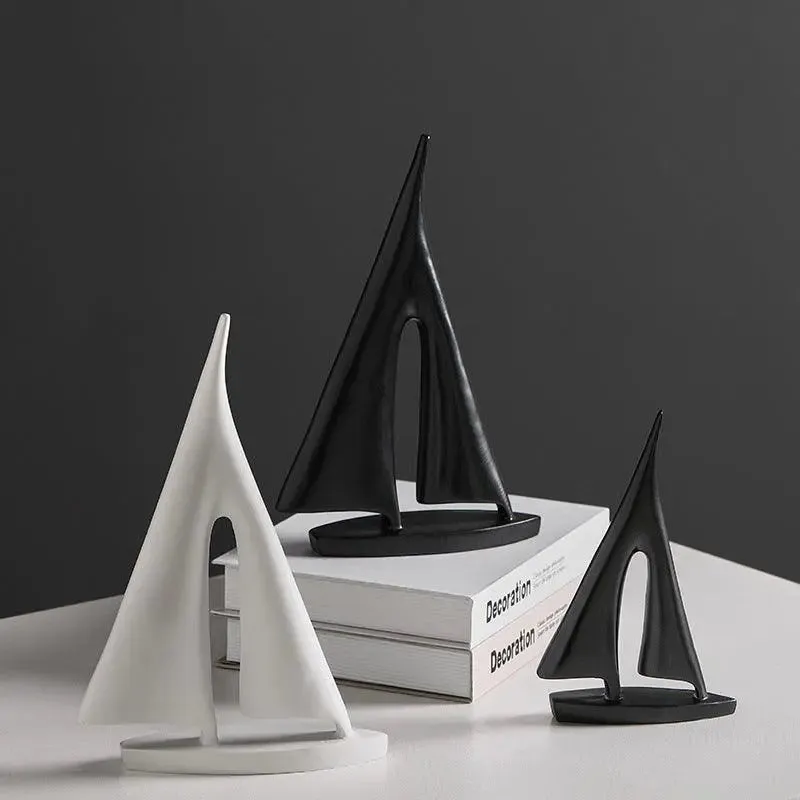 Handcrafted Sailing Ornaments: European Elegance for Your Home