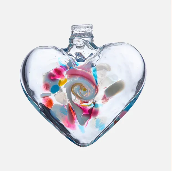 Heart Ornaments by Kitras Art Glass