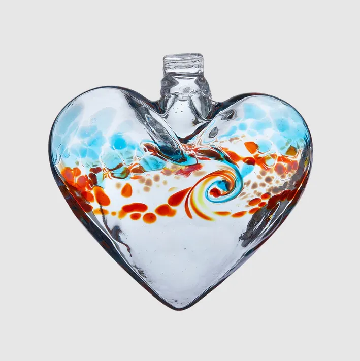 Heart Ornaments by Kitras Art Glass