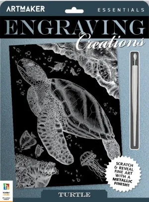 Hinkler Art Maker Essentials Engraving Art Sea Life