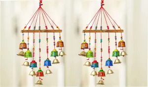 Home Decorative Wall Hanging Wind Chime Set of 2