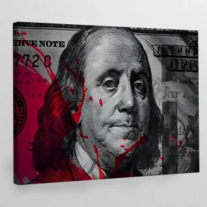 Hundred Dollar Bill Wall Art