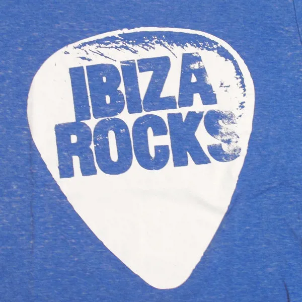 Ibiza Rocks Acid Wash Logo Men's T-Shirt