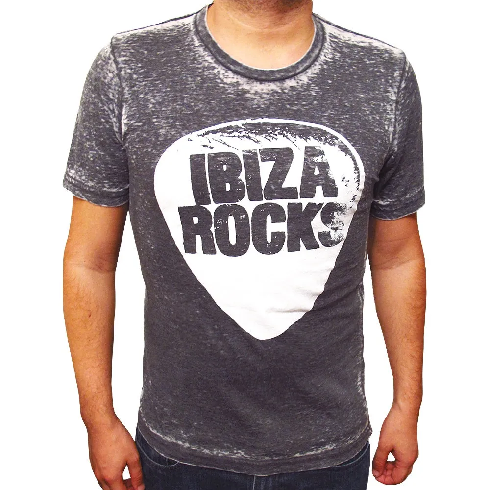 Ibiza Rocks Acid Wash Logo Men's T-Shirt