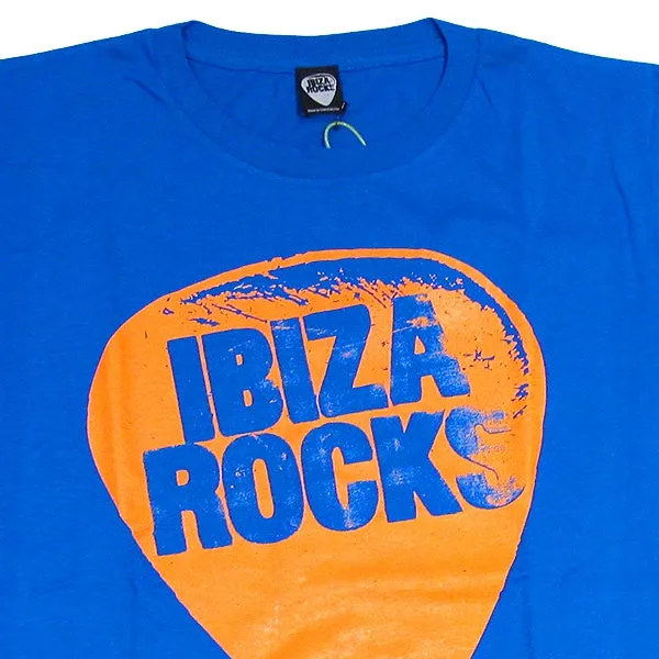 Ibiza Rocks Orange Plectrum Men's T-Shirt